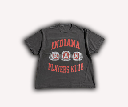 Indiana Players Klub Tee "VINTAGE BLACK" (Read Description)