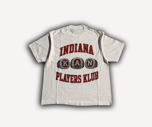 Indiana Players Klub Tee "WHITE" (Read Description)